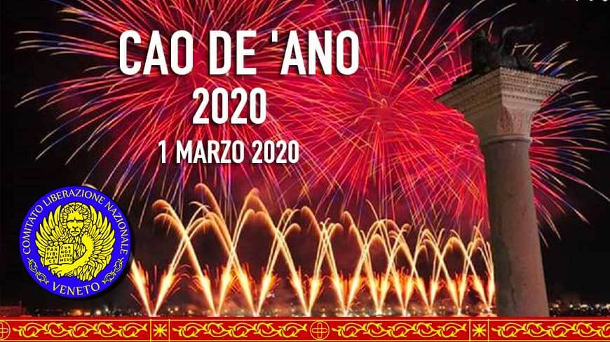 1 Marzo 2020 "CAO DE 'ANO" Capodanno Veneziano