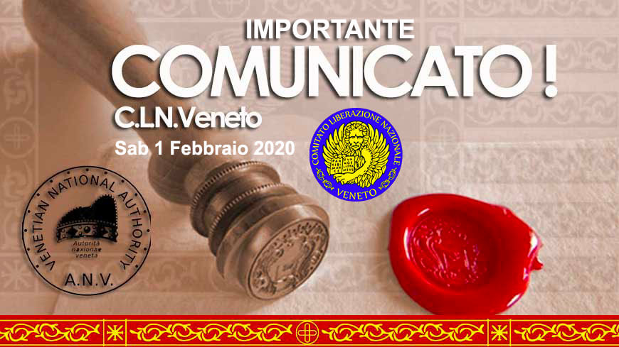 COMUNICATO IMPORTANTE C.L.N.V. - STATUTO DEL COMITATO