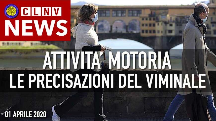 Attività motoria con i figli: le precisazioni del Viminale