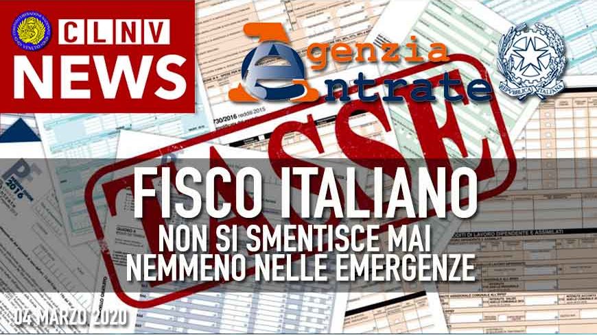 Italia e FISCO non si smentiscono mai.  WSM
