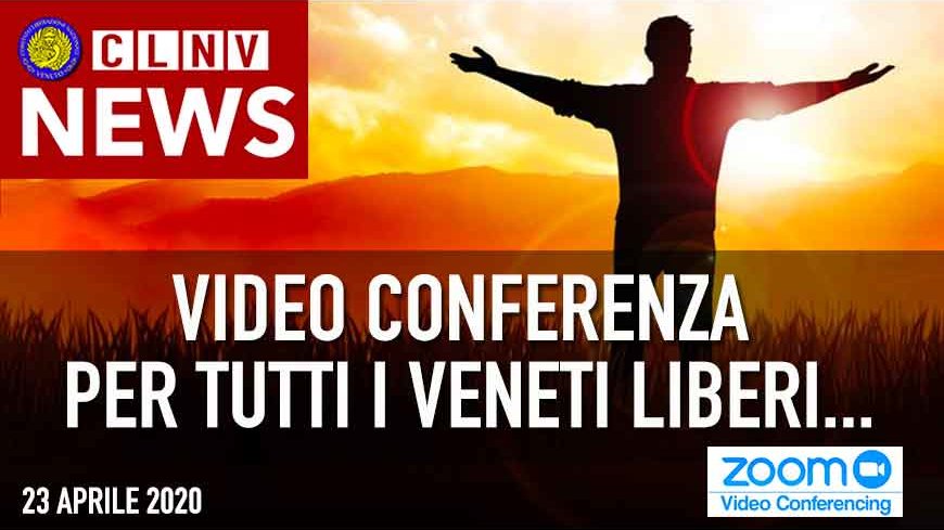 VENERDI 24.00 APRILE ore 20.45 il C.L.N.V. veneto ha organizzato una webinar collettivo....