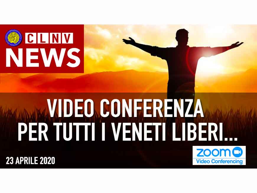 VENERDI 24.00 APRILE ore 20.45 il C.L.N.V. veneto ha organizzato una webinar collettivo....