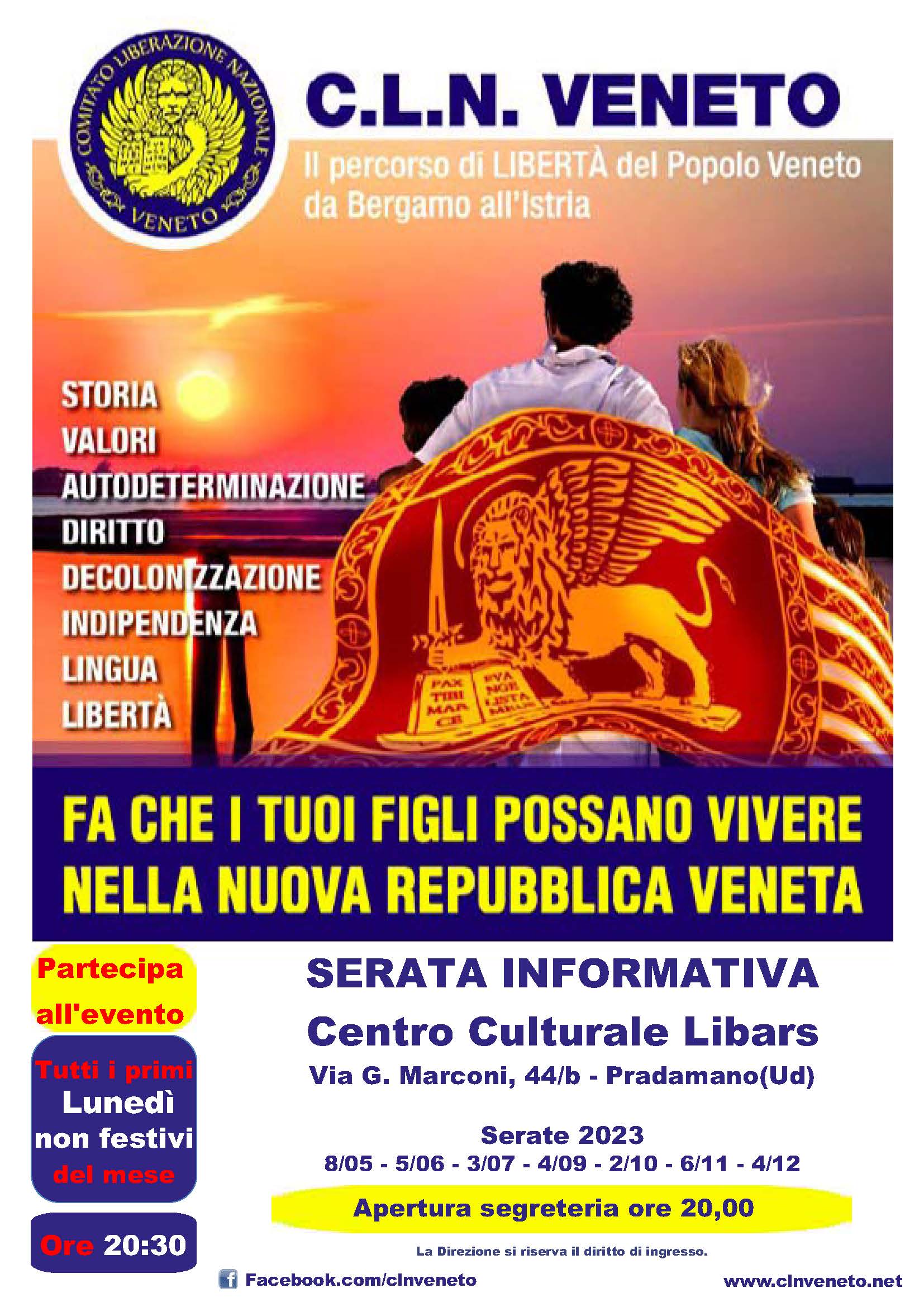 Pradamano (Ud) tutti i primi Lunedi del mese @ Centro Culturale Libars